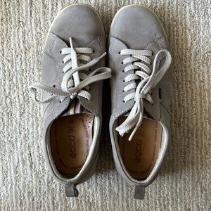 Ecco grey suede sneakers